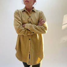 Load image into Gallery viewer, Cut Loose | Long Lux Corduroy Shirt in Mustard Seed

