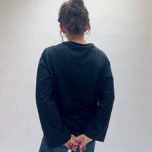 Load image into Gallery viewer, Bryn Walker | Belen Mockneck Shirt in Black
