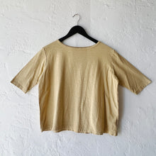 Load image into Gallery viewer, Cut Loose | Elbow Sleeve Top in Mustard Seed
