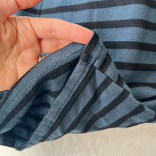 Load image into Gallery viewer, Cut Loose | Fleece Balloon Crop Pant in Black Stripe &amp; Etan
