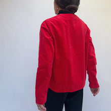 Load image into Gallery viewer, Cut Loose | Velour Crop Jacket in Roulette
