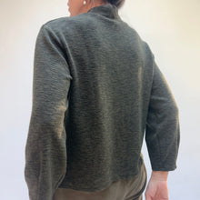 Load image into Gallery viewer, Cut Loose | Crimped Mock Neck Top in Kelp
