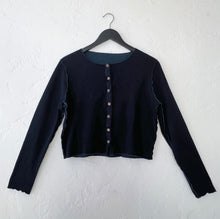 Load image into Gallery viewer, Cut Loose | Marble Knit Cropped Cardigan in Etan
