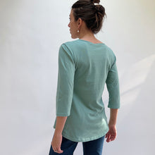 Load image into Gallery viewer, Mill Valley | 3/4 Sleeve Tee in Sage
