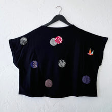 Load image into Gallery viewer, Yaza | Patchwork Jersey Crop in Bubble

