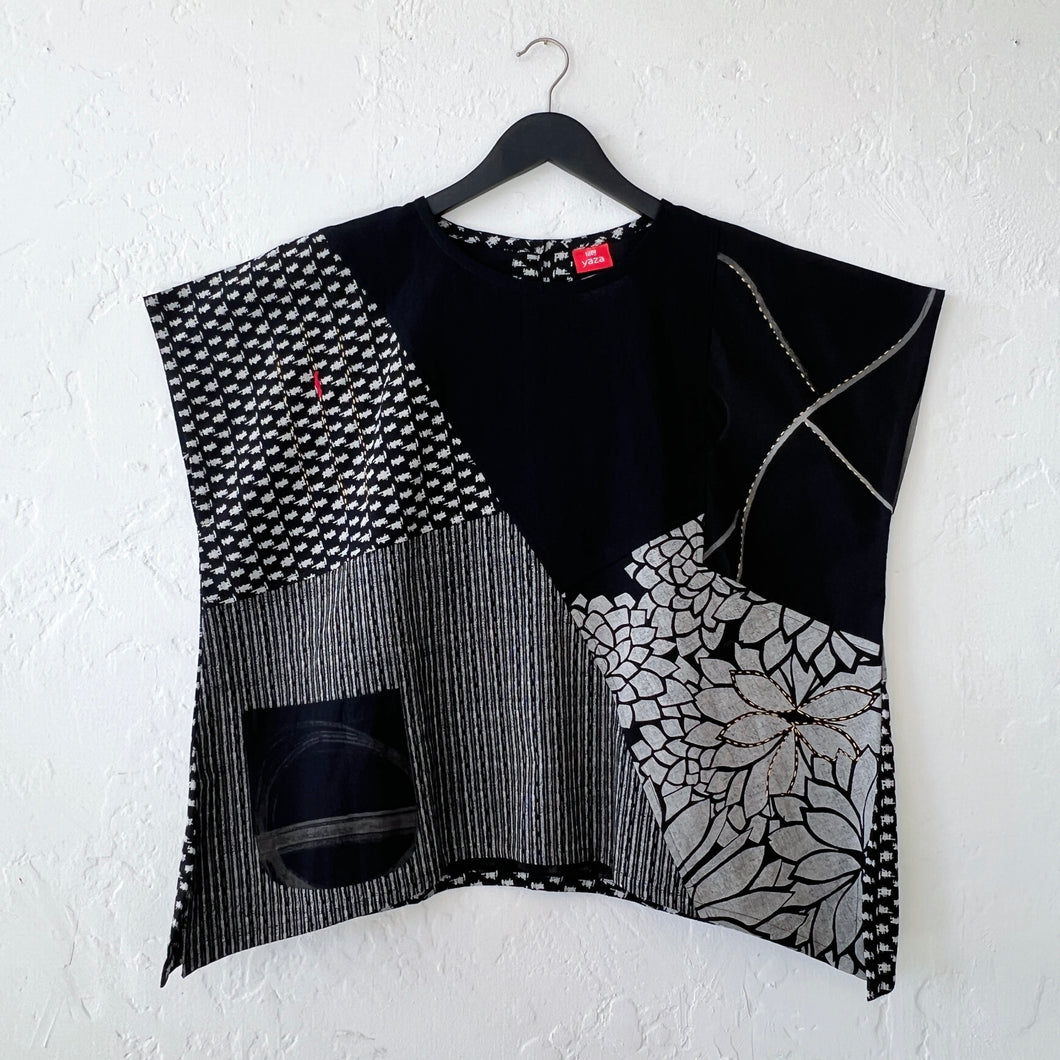 Yaza | Kasur Top in Black