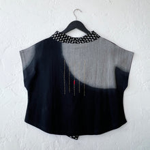 Load image into Gallery viewer, Yaza | Dip Dye Mockneck Top in Black
