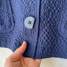 Load image into Gallery viewer, Habitat | Crinkle Crepe Swing Jacket in Navy
