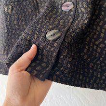 Load image into Gallery viewer, Habitat | Mosaic Crinkle Crepe Swing Jacket in Lichen
