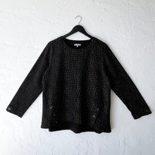 Load image into Gallery viewer, Habitat | Mosaic Crinkle Crepe Pullover in Lichen
