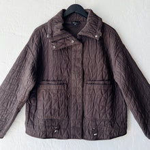 Load image into Gallery viewer, Olivia by Habitat | Gridlines Jacket in Chocolate
