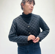 Load image into Gallery viewer, Cut Loose | Quilted Three Button Crop Jacket in Etan
