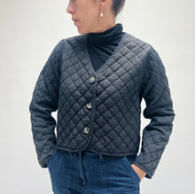 Load image into Gallery viewer, Cut Loose | Quilted Three Button Crop Jacket in Etan
