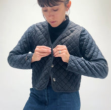Load image into Gallery viewer, Cut Loose | Quilted Three Button Crop Jacket in Etan
