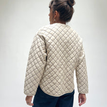 Load image into Gallery viewer, Cut Loose | Quilted Zip Jacket in Moonbeam
