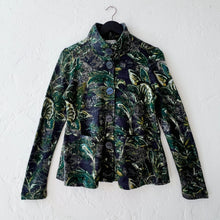 Load image into Gallery viewer, Autumn Paisley Highland Jacket in Mulberry
