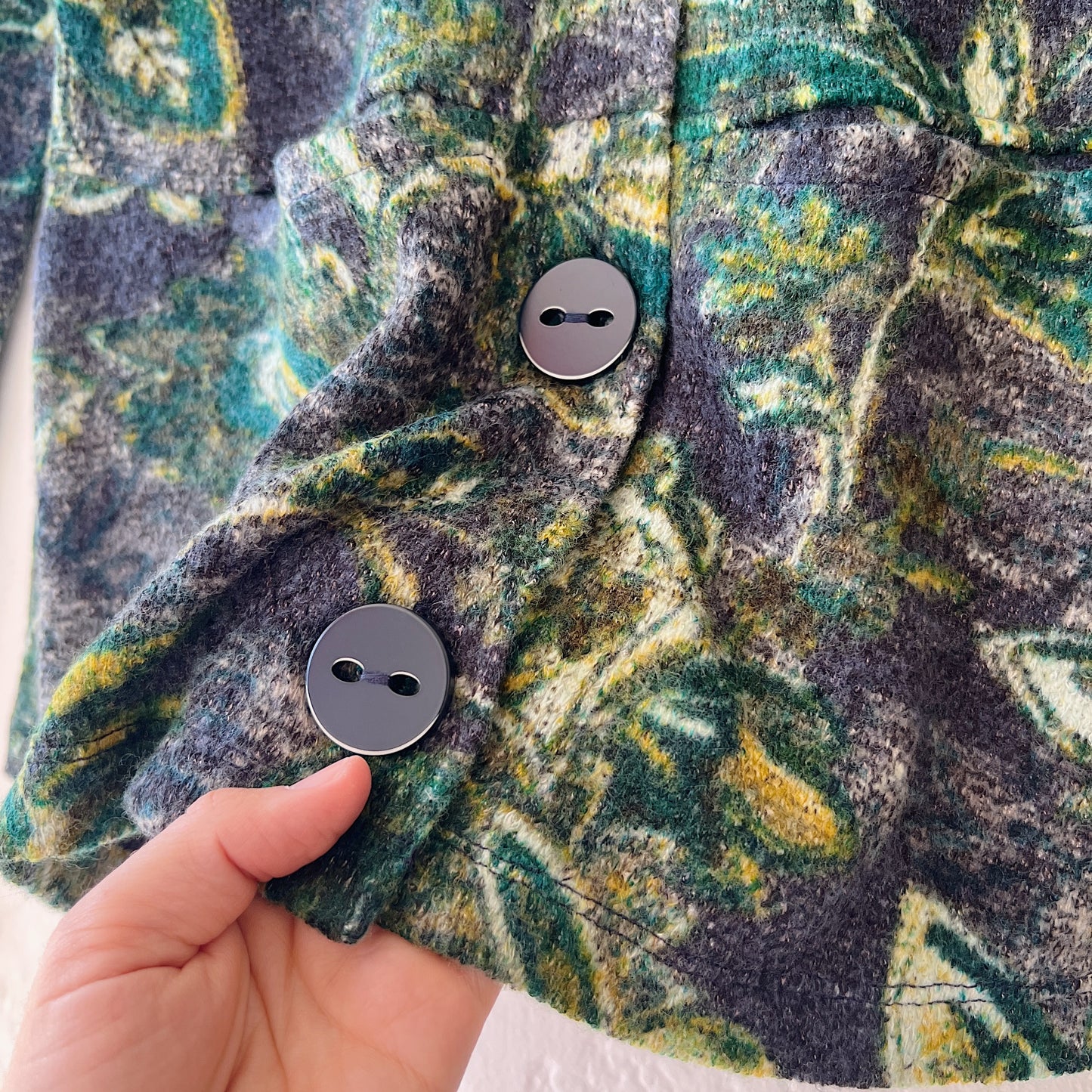 Autumn Paisley Highland Jacket in Mulberry