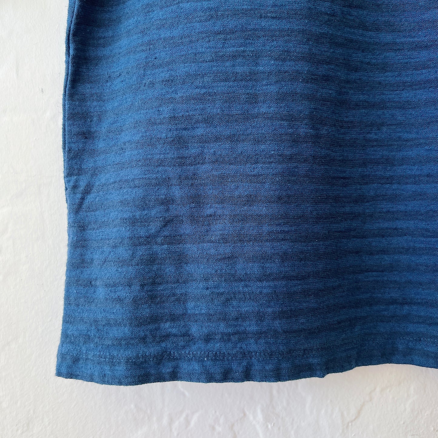 Elbow Sleeve Top in Naval Stripe