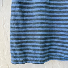 Load image into Gallery viewer, Cut Loose | 3/4 Sleeve Boatneck Top in Forget-Me-Not Stripe
