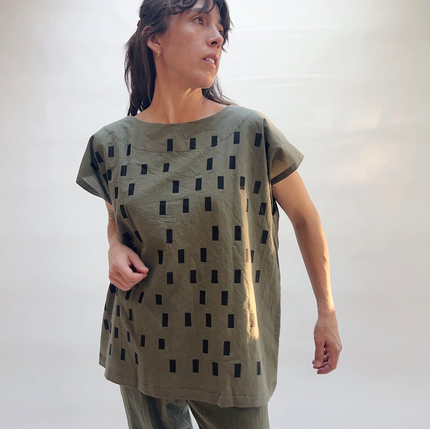 Disko Tunic in Army Green
