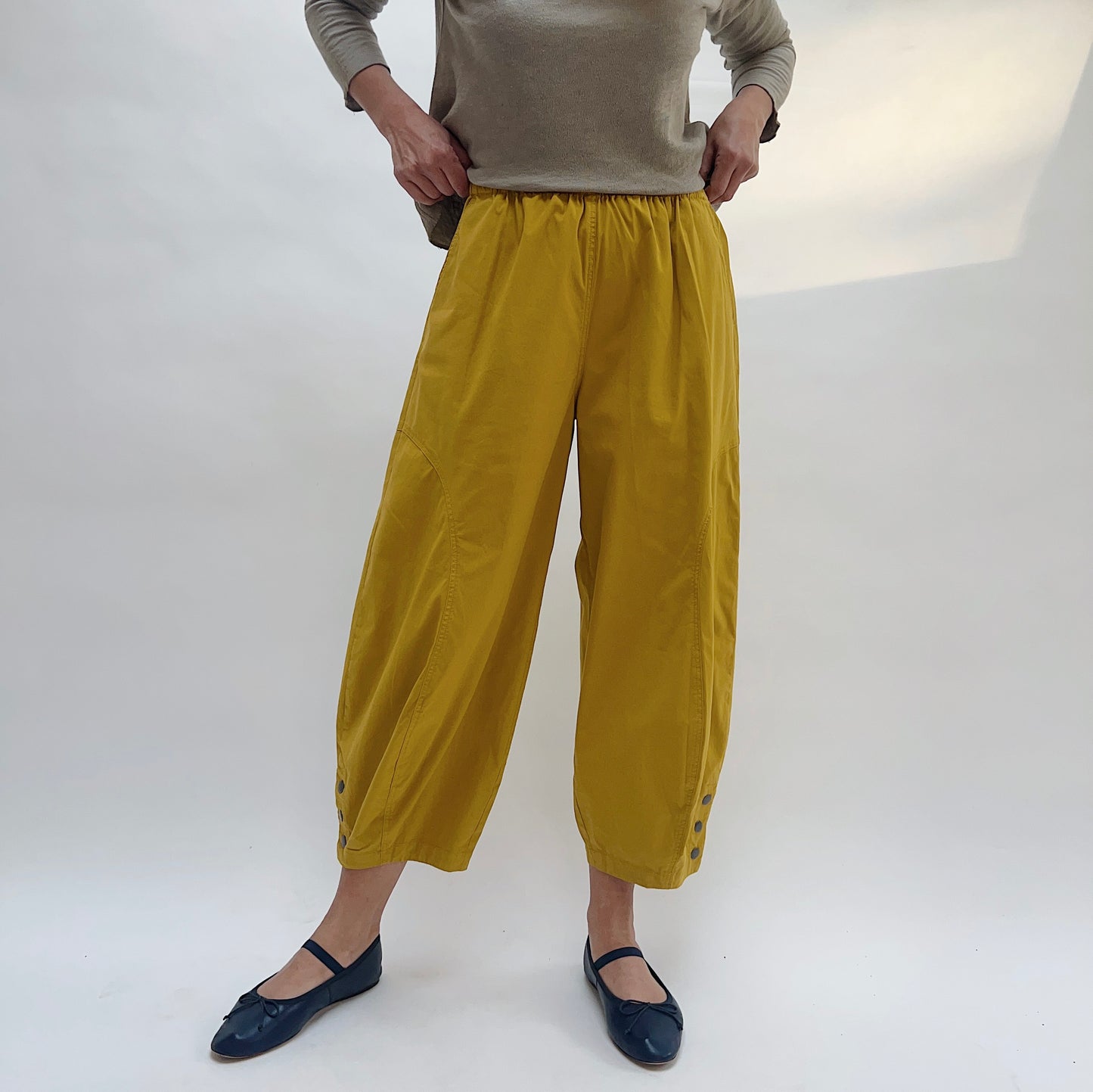 Eleven Stitch | Snap Doreen Pant in Mustard