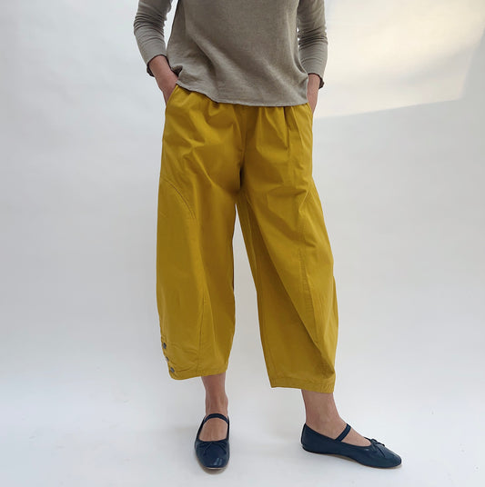 Eleven Stitch | Snap Doreen Pant in Mustard