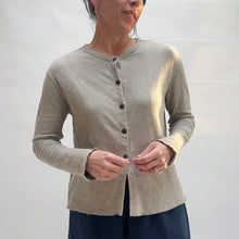 Load image into Gallery viewer, North Star Base | Snap Front Cardigan in Artichoke
