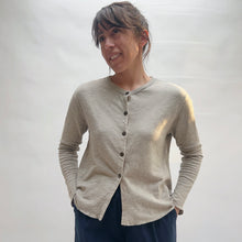 Load image into Gallery viewer, North Star Base | Snap Front Cardigan in Artichoke
