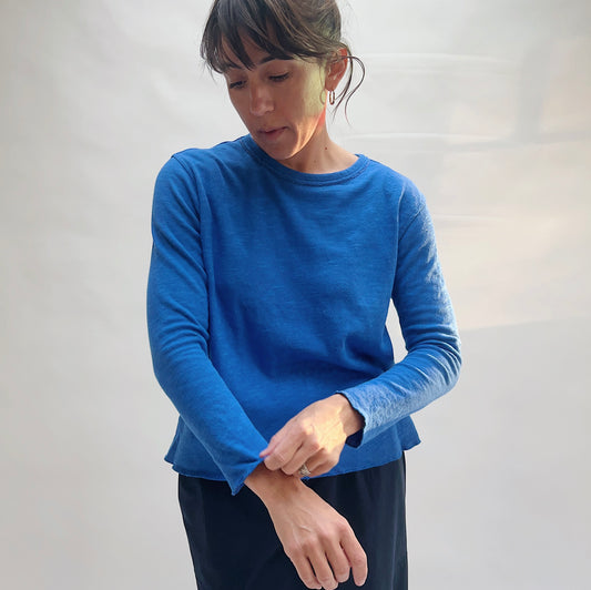 Double Cotton Layer Tee in Rio