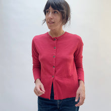 Load image into Gallery viewer, North Star Base | Snap Front Cardigan in Cinnabar
