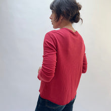 Load image into Gallery viewer, North Star Base | Snap Front Cardigan in Cinnabar
