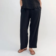 Load image into Gallery viewer, Bryn Walker | Linen Anka Pant in Black
