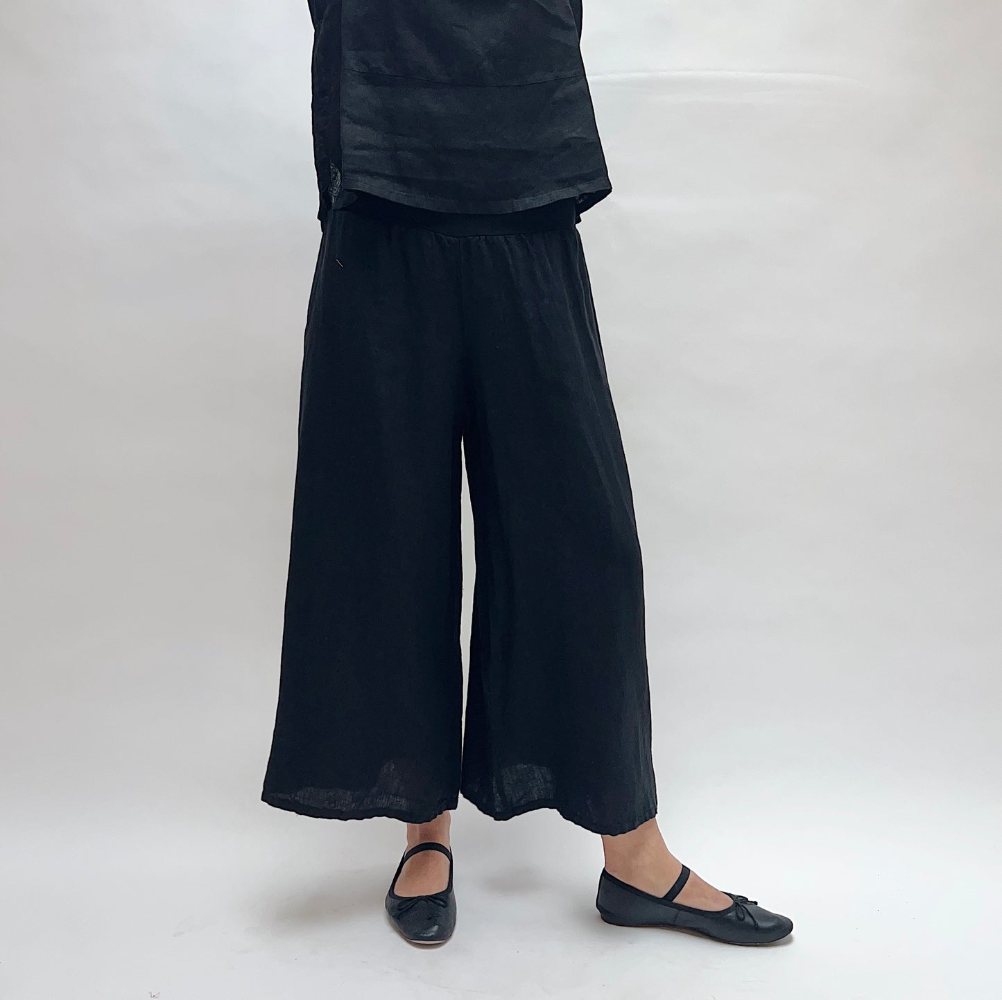 Bryn Walker | Linen Ella Pant in Black