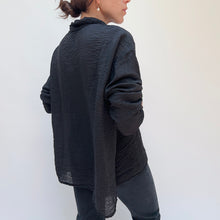 Load image into Gallery viewer, Cut Loose | Parachute Swing Blouse in Black
