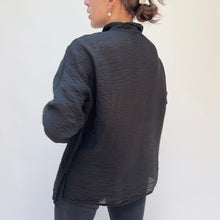 Load image into Gallery viewer, Cut Loose | Parachute Swing Blouse in Black
