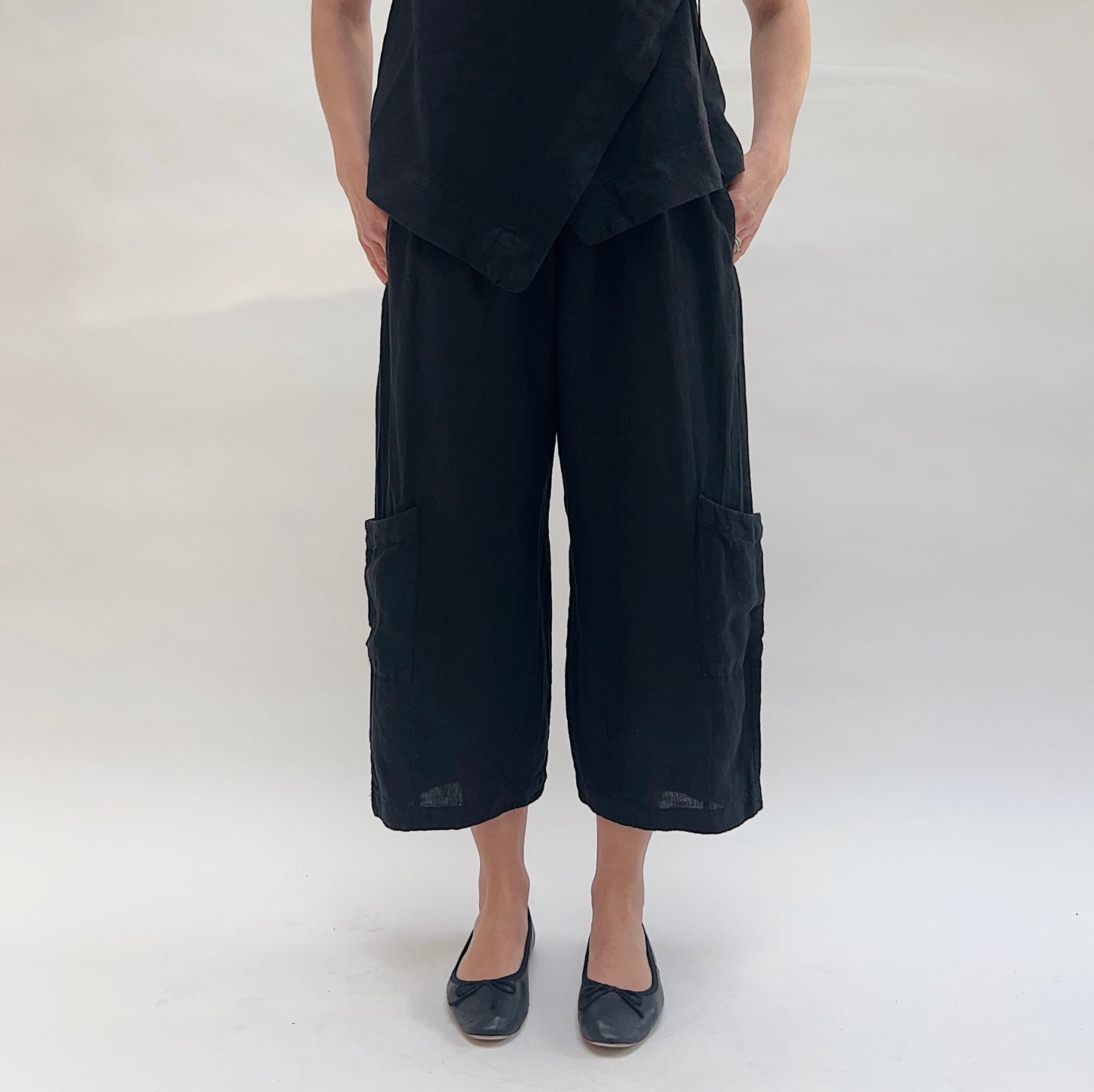 Bryn Walker | Linen Casbah Pant in Black