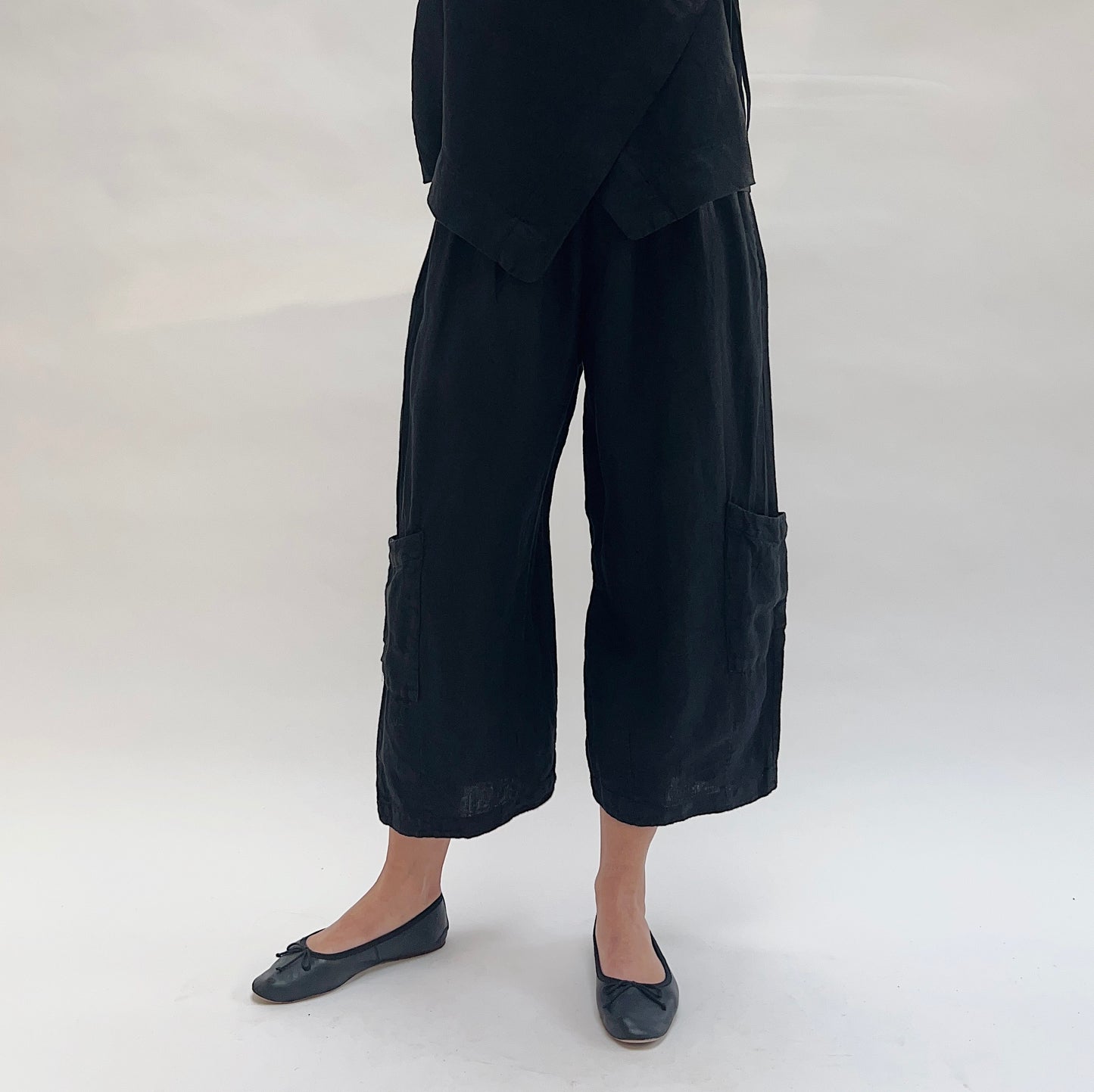 Bryn Walker | Linen Casbah Pant in Black
