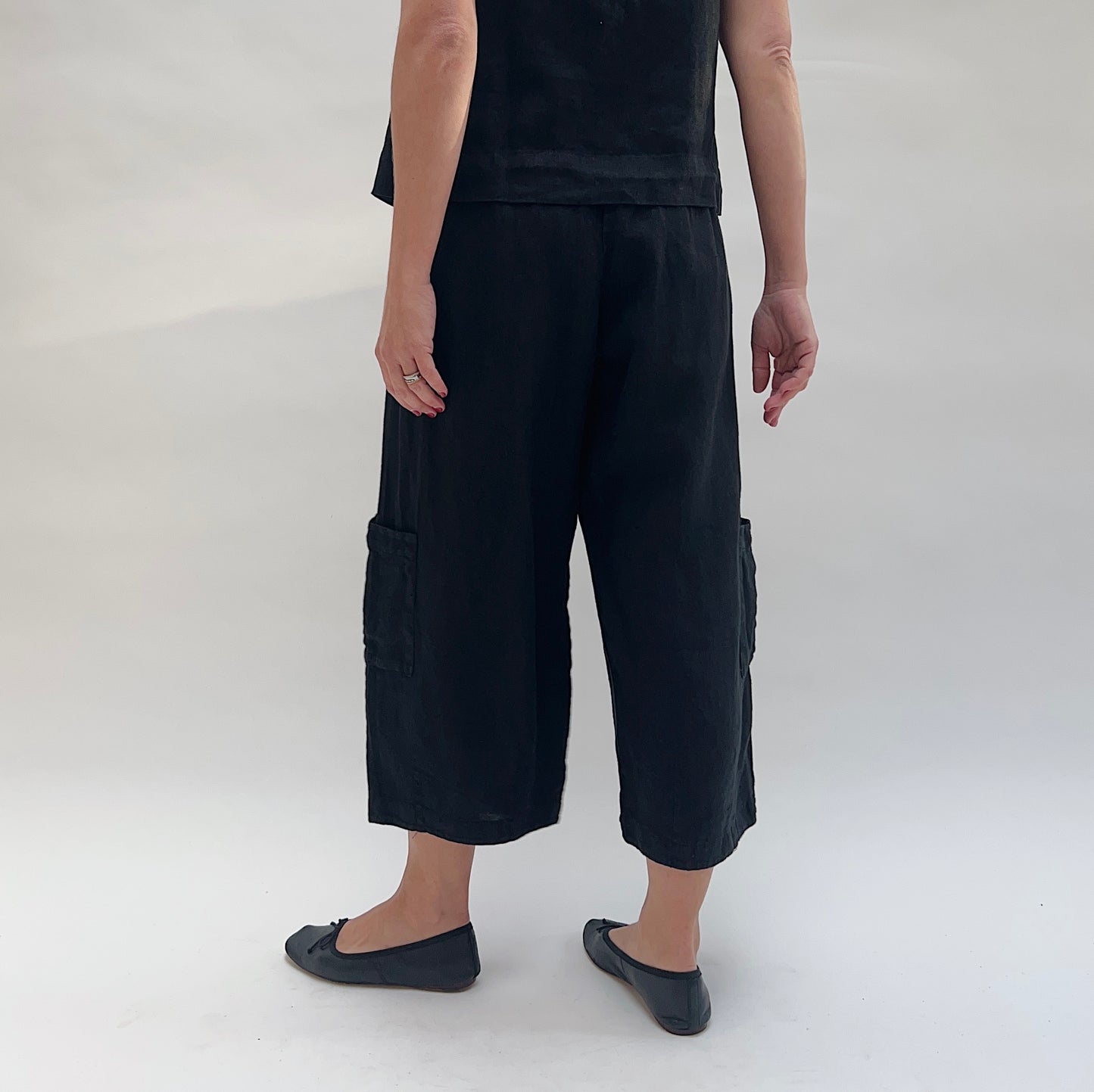 Bryn Walker | Linen Casbah Pant in Black