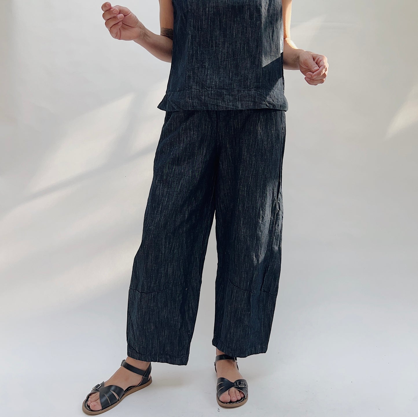 Denim Lantern Pant