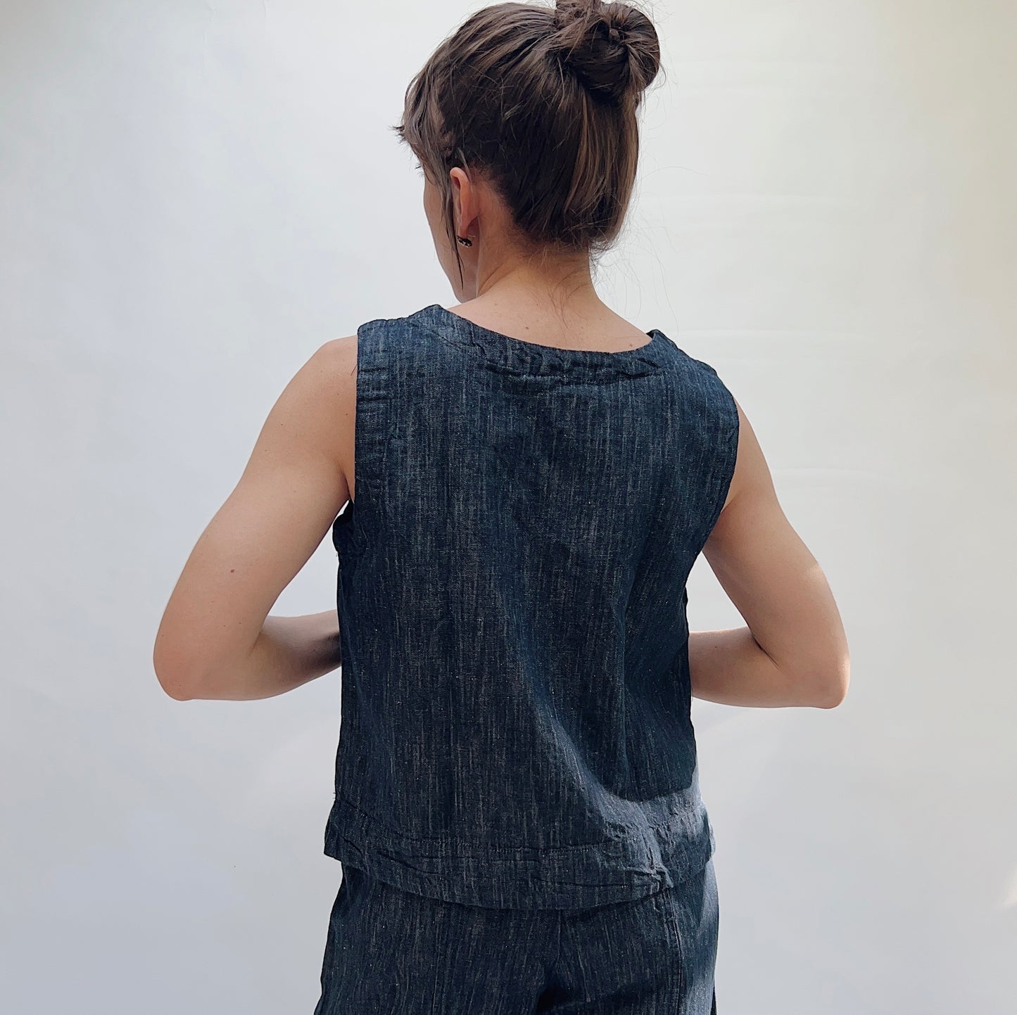 Denim Boxy Tank