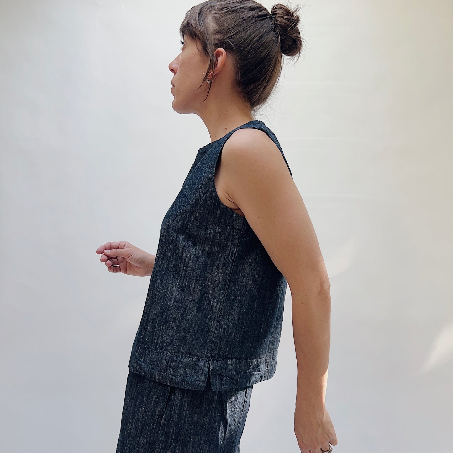 Denim Boxy Tank
