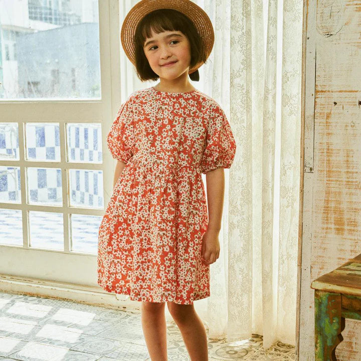 Hannah Puff Sleeve Floral Dress