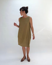 Load image into Gallery viewer, Eleven Stitch | Travel Bubble Dress in Moss
