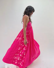 Load image into Gallery viewer, Injiri | Silk Slip Dress in Pink Bandhani
