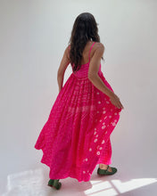 Load image into Gallery viewer, Injiri | Silk Slip Dress in Pink Bandhani
