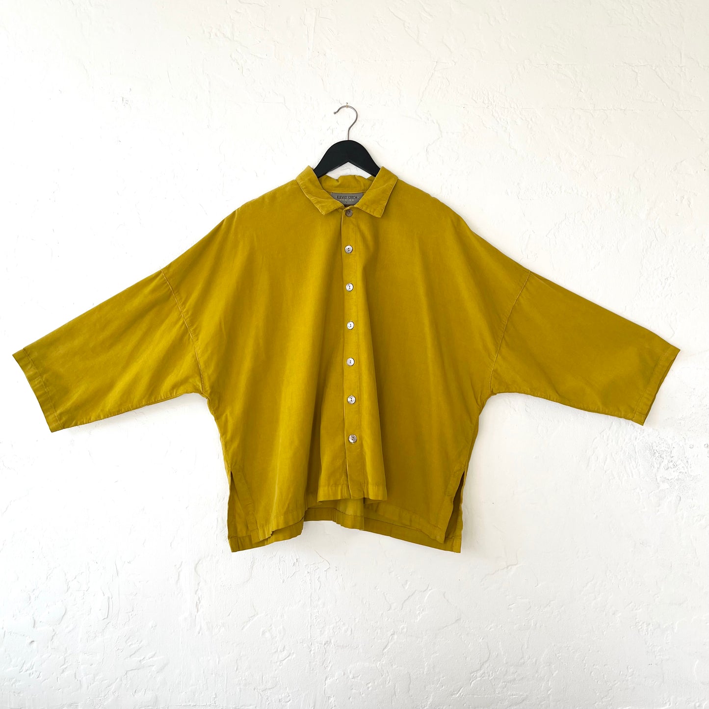 Corduroy Big Shirt in Kiwi