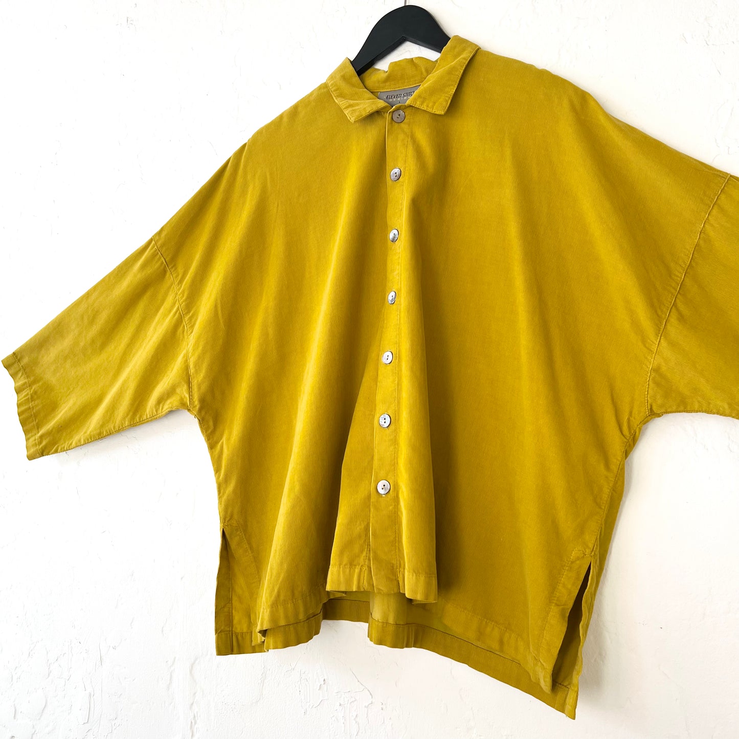 Corduroy Big Shirt in Kiwi