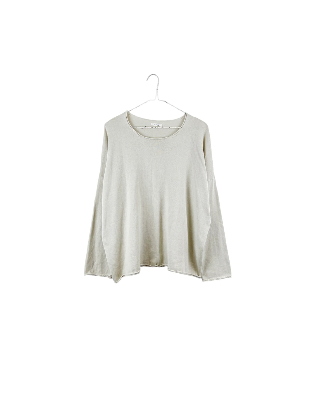 It Is Well | Boxy Sweater in Natural