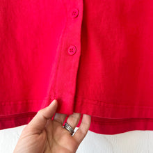 Load image into Gallery viewer, Pacific Cotton | Button Front Crop Cardigan in Kirsch
