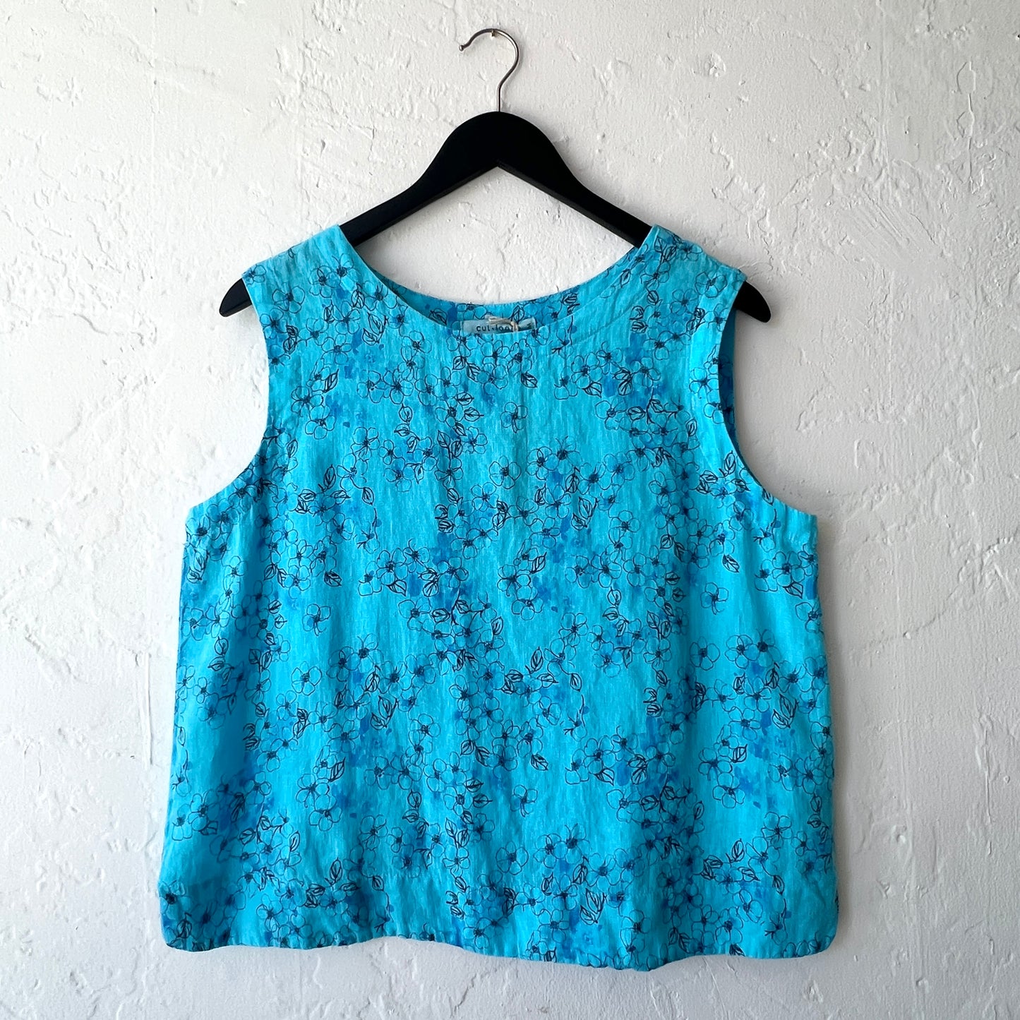 Linen Morning Shell Tank in Atoll